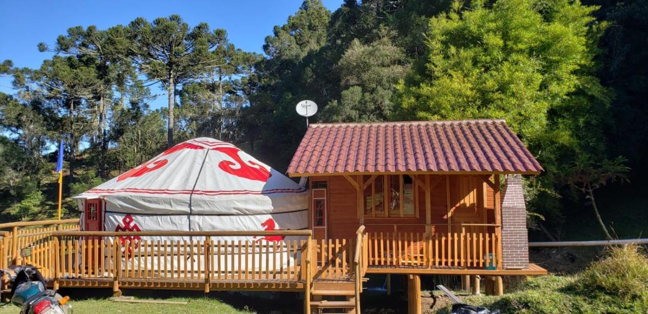 Casa Campo Yurt 3 Aconchego Tenda Mongolica Wifi Urubici Esterno foto